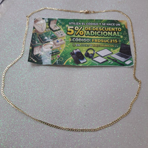 CADENA BARBADA 14K 55 CM 5.1 GR (NUEVO)