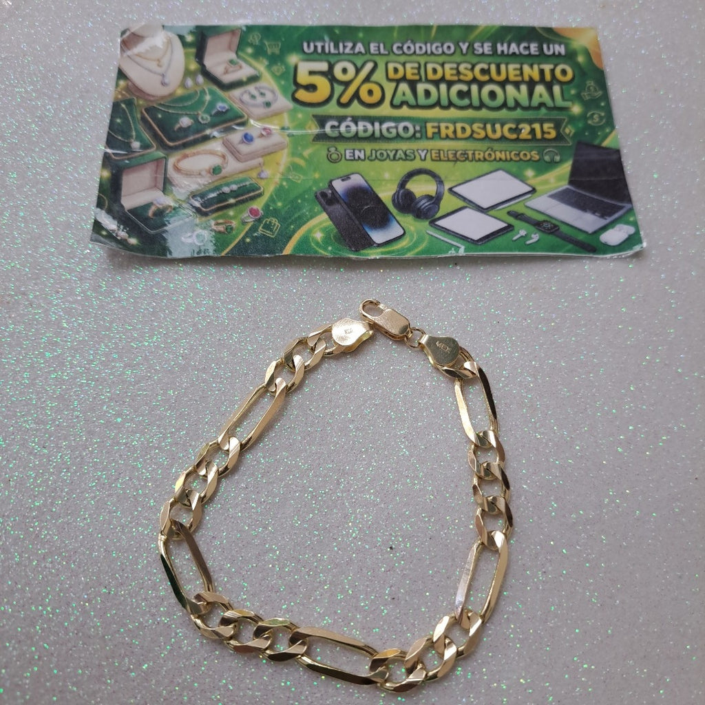 PULSERA 3X1 14K 21 CM 13.9 GR (NUEVO)