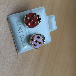 BROQUELES ORO 14K 2.6 (NUEVO)