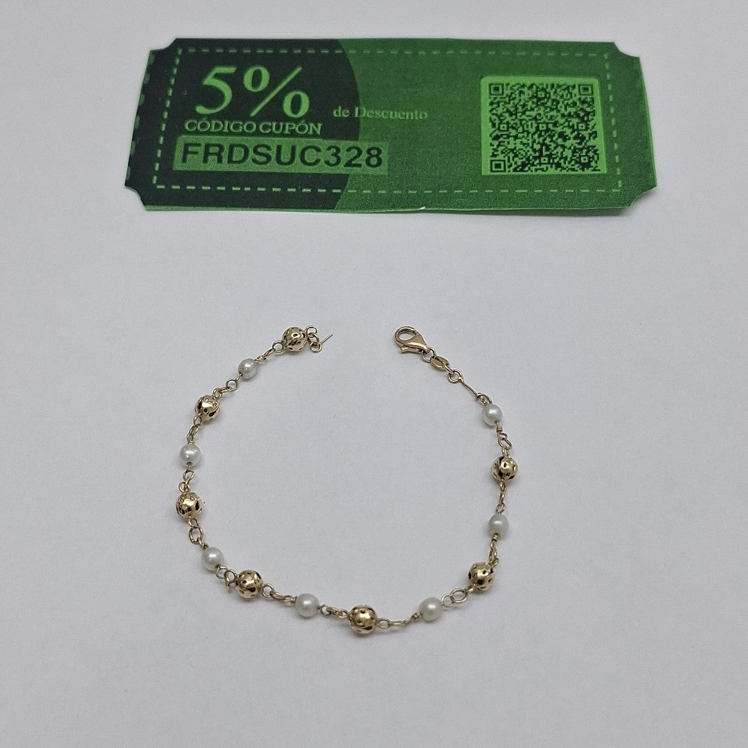 PULSERA ORO 14 K 3.4 GRMS (SEMINUEVO)
