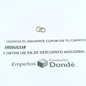 ARRACADAS PAR ORO 10 K 1 GRMS (SEMINUEVO)