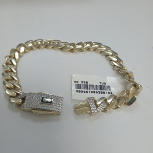 PULSERA MONACO ORO 10K 9.2 (NUEVO)