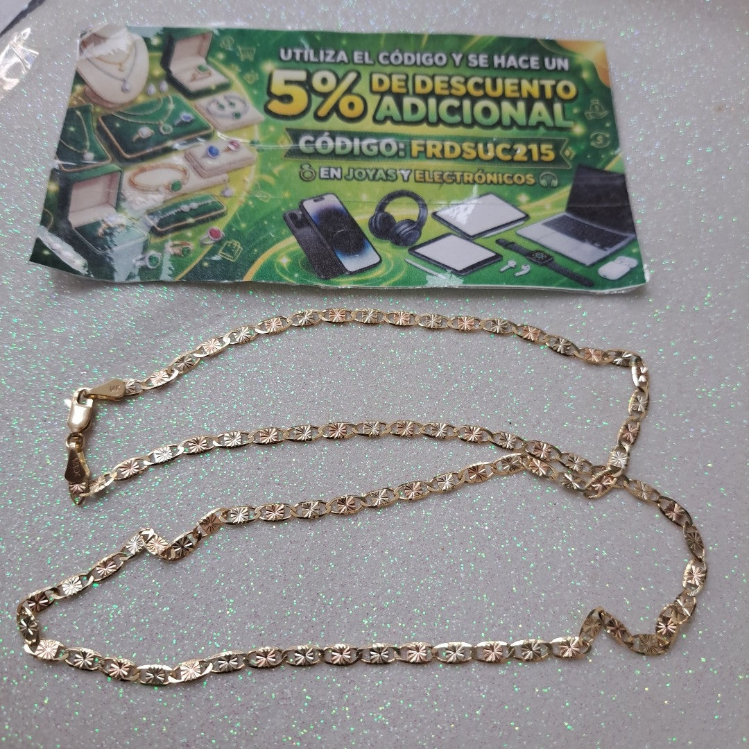 CADENA GUCHI 14K 55 CM 7.3 GR (NUEVO)