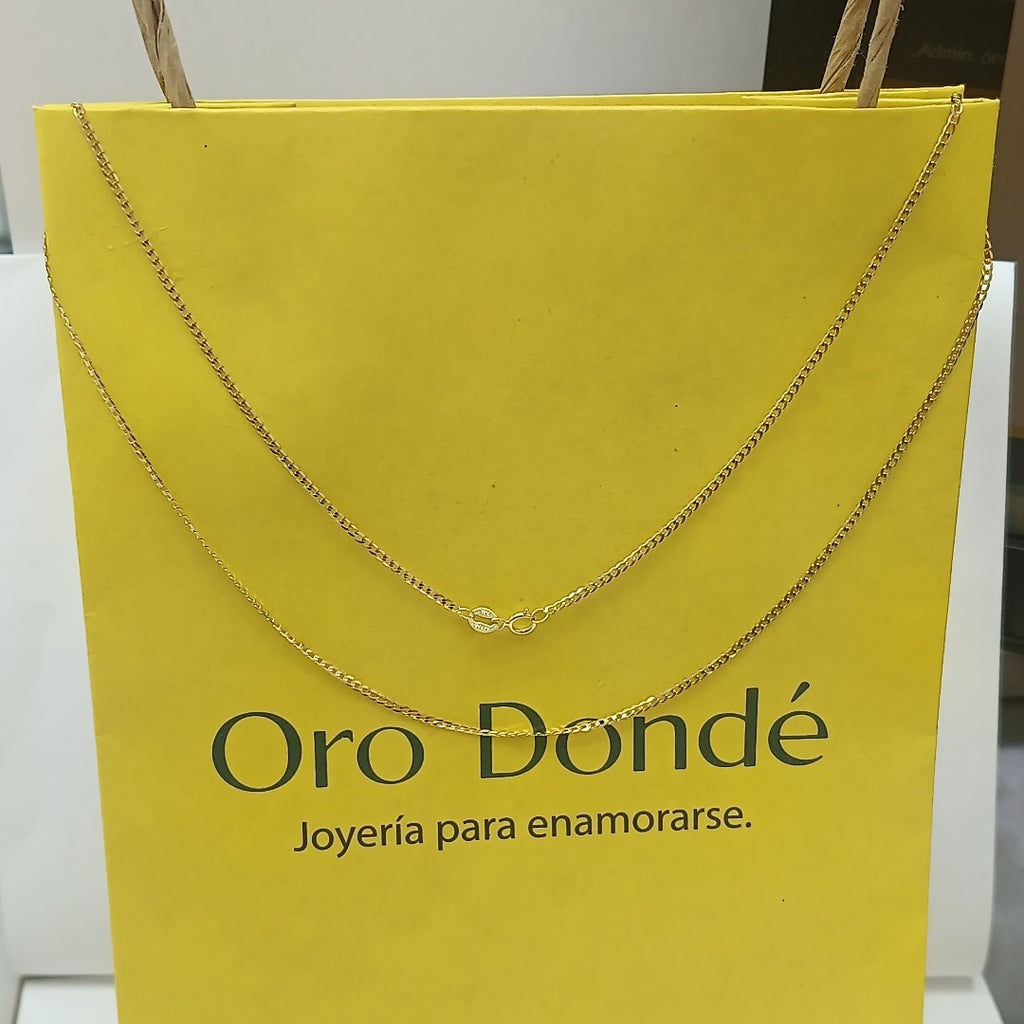 CADENAS BARBADA AMARILLA ORO 14K 2 (NUEVO)