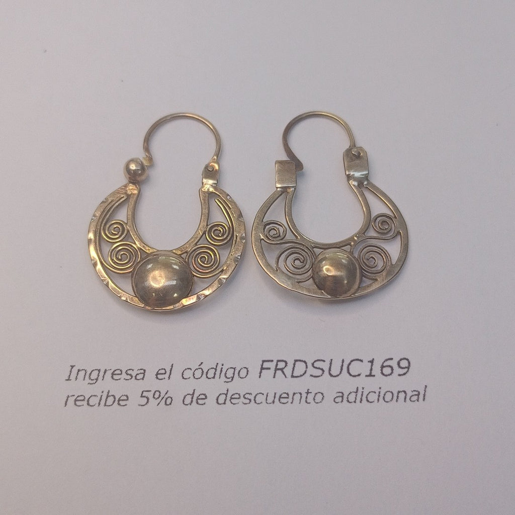 ARRACADAS PAR ORO 8 K 2.2 GRMS (SEMINUEVO)