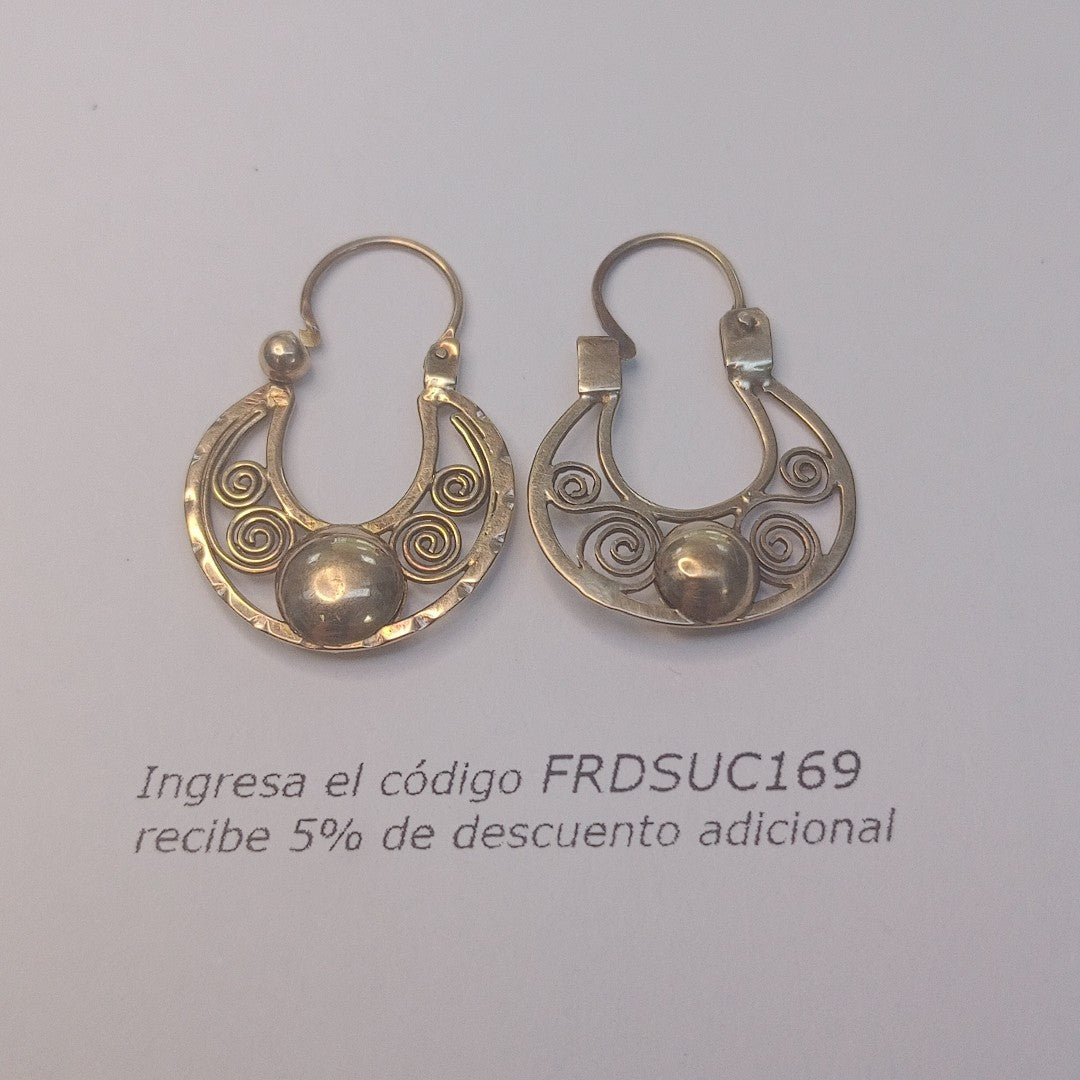ARRACADAS PAR ORO 8 K 2.2 GRMS (SEMINUEVO)