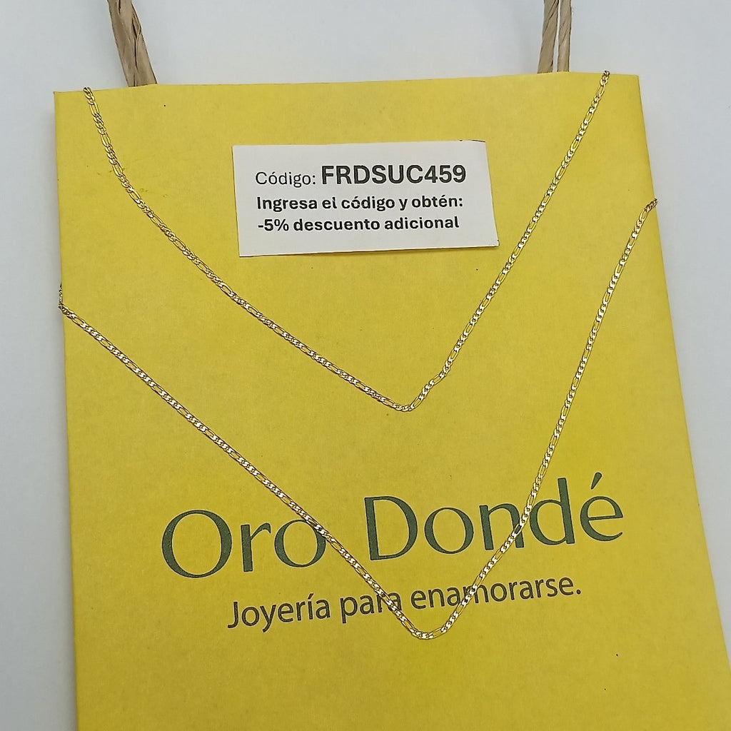 CADENAS CARTIER 3 1 AMARILLA ORO 14K 2.1 (NUEVO)
