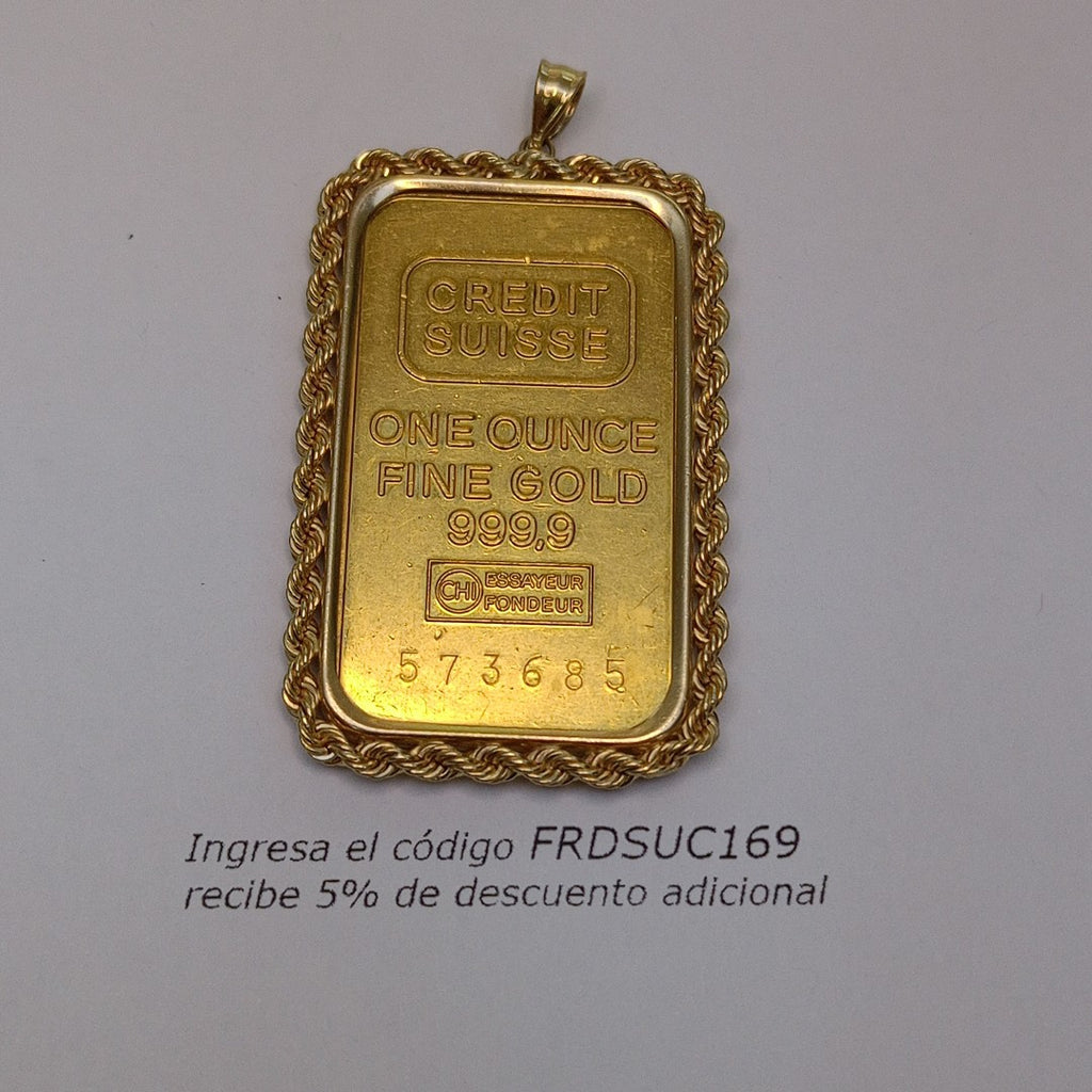 DIJE ORO 14 K 31,10 GRMS (SEMINUEVO)