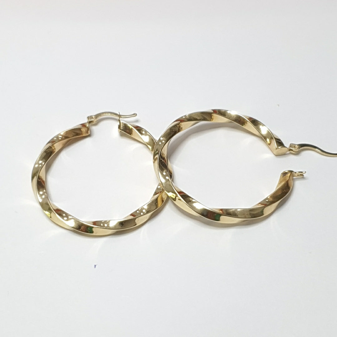 ARRACADAS PAR ORO 14 K 6.2 GRMS (SEMINUEVO)