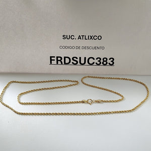 CADENAS TORSAL ORO 14K 1.6 (NUEVO)
