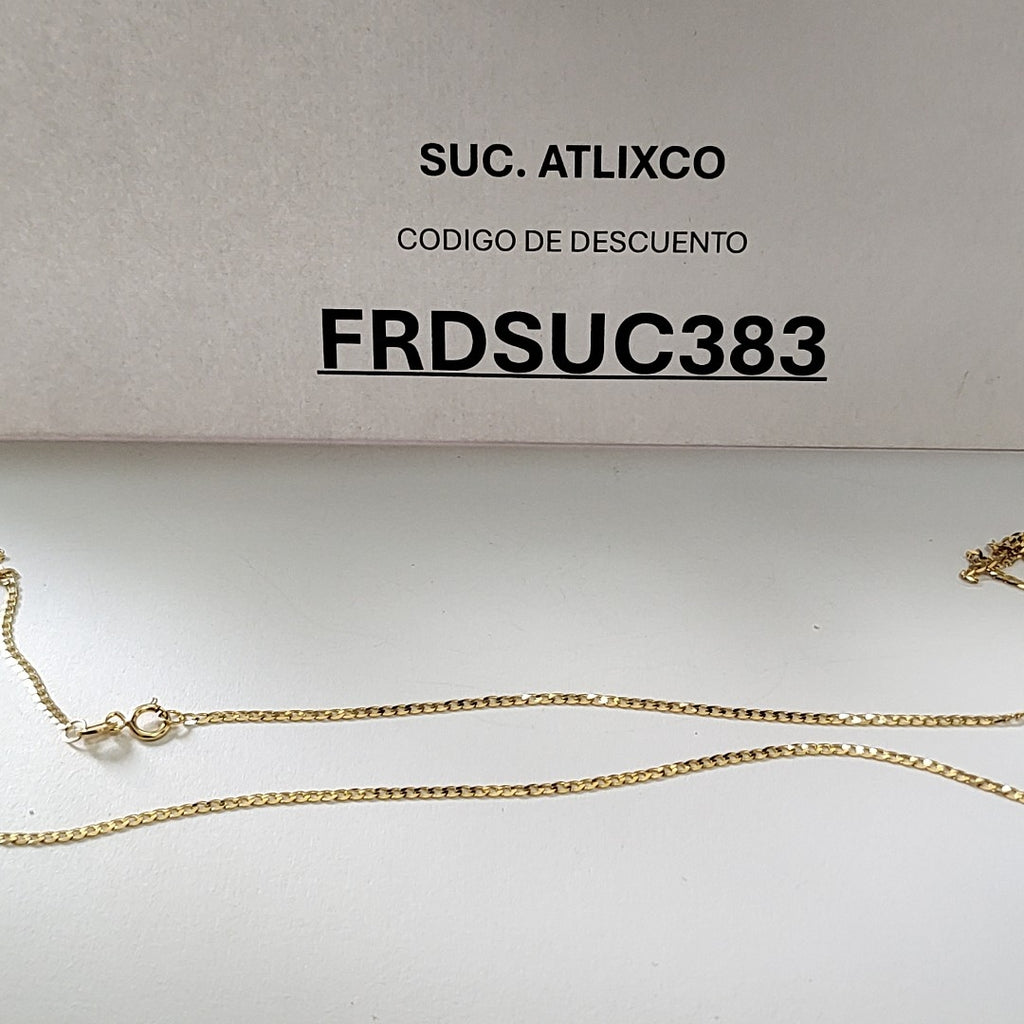 CADENAS BARBADA AMARILLA ORO 14K 2.1 (NUEVO)