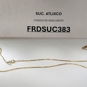 CADENAS BARBADA AMARILLA ORO 14K 2.1 (NUEVO)