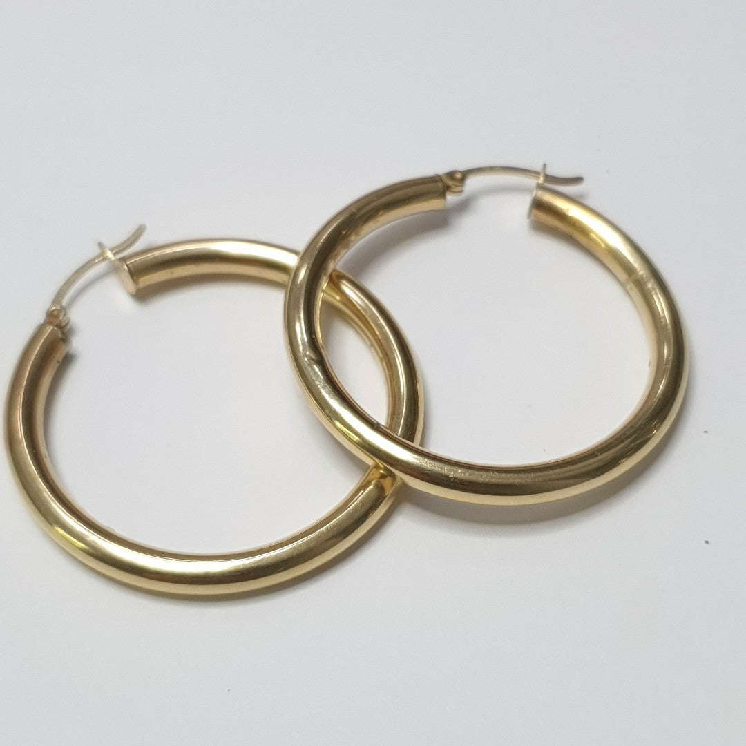 ARRACADAS PAR ORO 14 K 4.9 GRMS (SEMINUEVO)