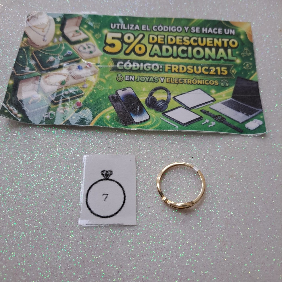 ANILLOS DAMA ORO 14K 1.6 (NUEVO)