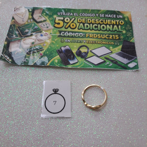 ANILLOS DAMA ORO 14K 1.6 (NUEVO)