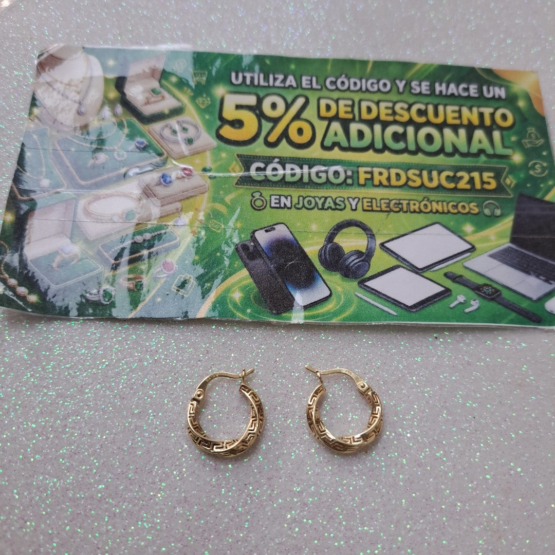 ARRACADAS ORO 10K 1.4 (NUEVO)