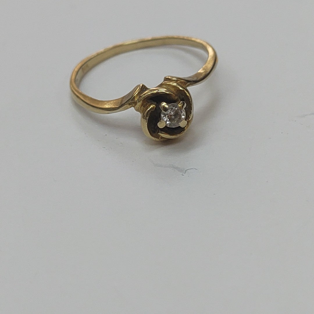 SOLITARIO ORO 14 K 2 GRMS (SEMINUEVO)