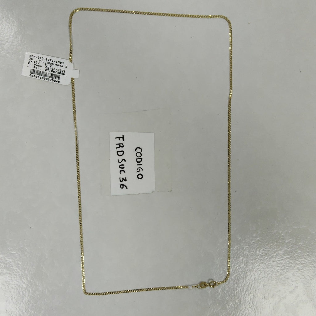 CADENAS BARBADA AMARILLA ORO 14K 2.1 (NUEVO)