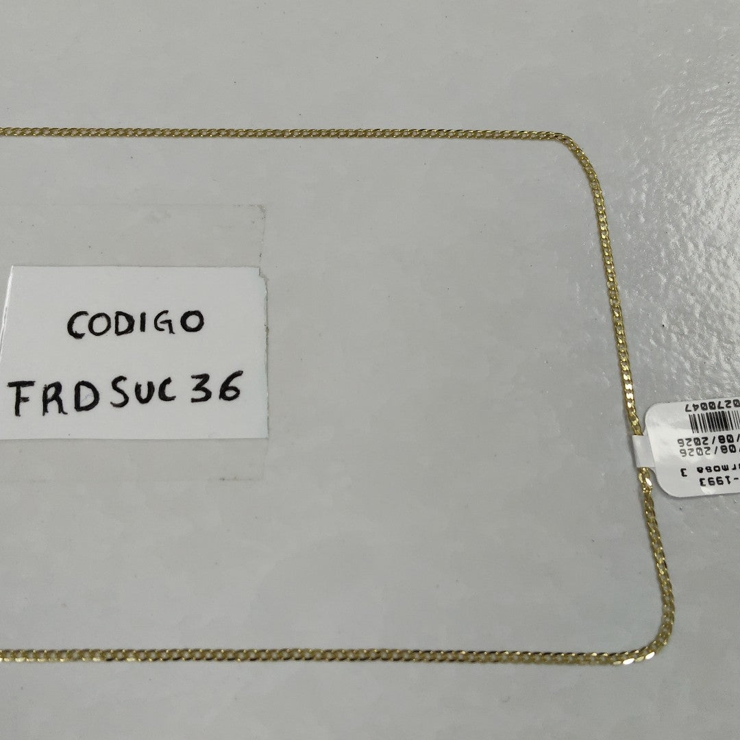 CADENAS BARBADA AMARILLA ORO 14K 2 (NUEVO)