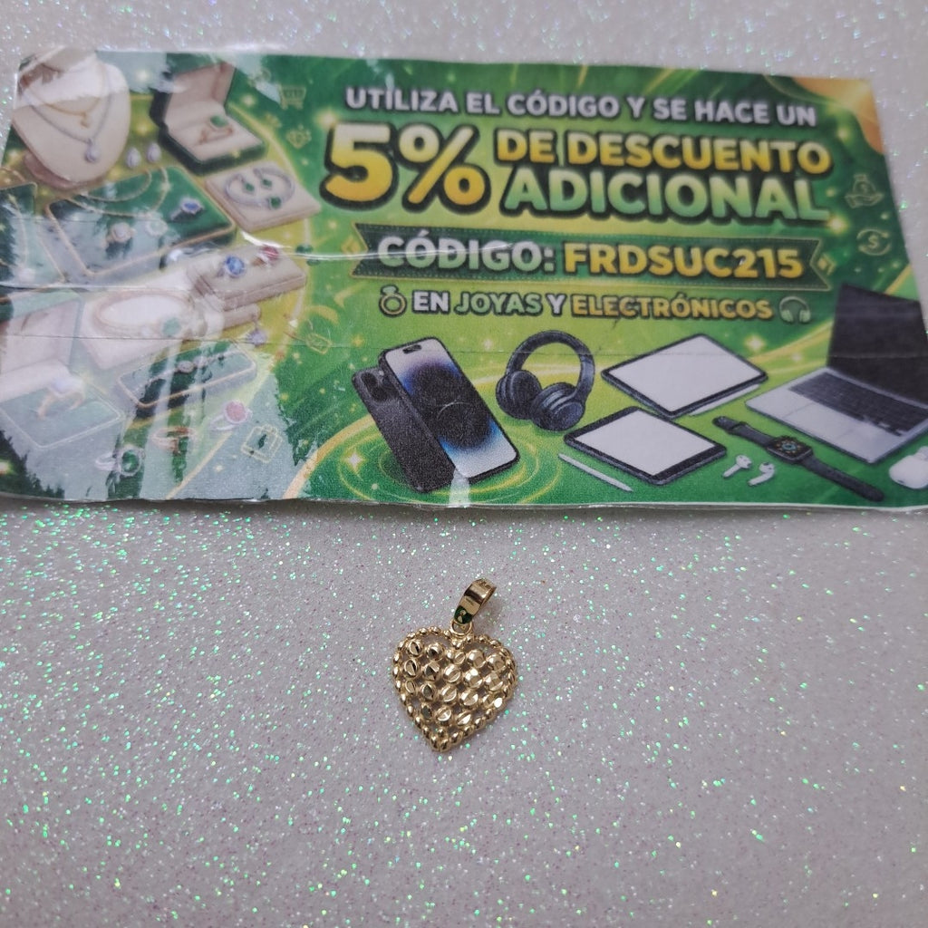 DIJE FIG CORAZON 14K 0.7 GR (NUEVO)