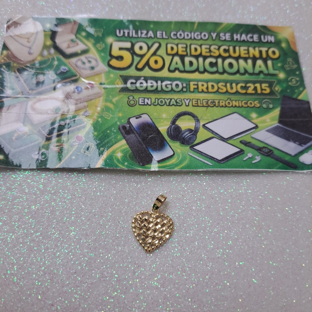 DIJE FIG CORAZON 14K 0.7 GR (NUEVO)