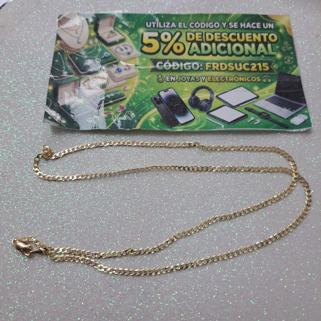CADENA BARBADA 14K 55 CM 5.1 GR (NUEVO)