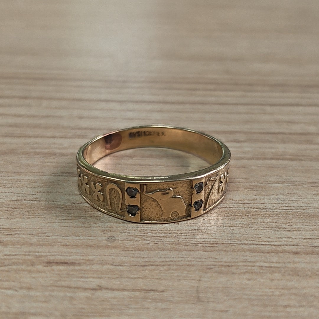 ANILLO ORO 10 K 3,70 GRMS (SEMINUEVO)
