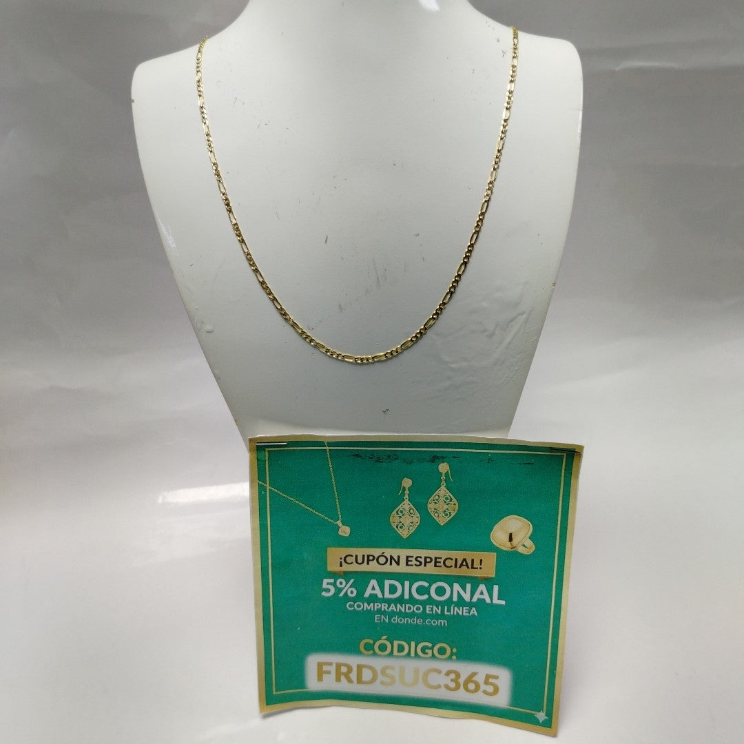 CADENA ORO,RODIADO 14 K 4,70 GRMS (SEMINUEVO)