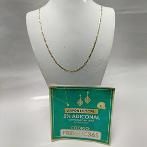 CADENA ORO,RODIADO 14 K 4,70 GRMS (SEMINUEVO)