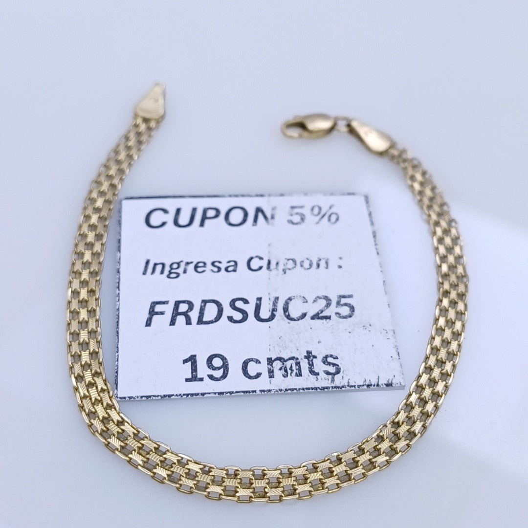 PULSERA ORO 14 K 3.6 GRMS (SEMINUEVO)