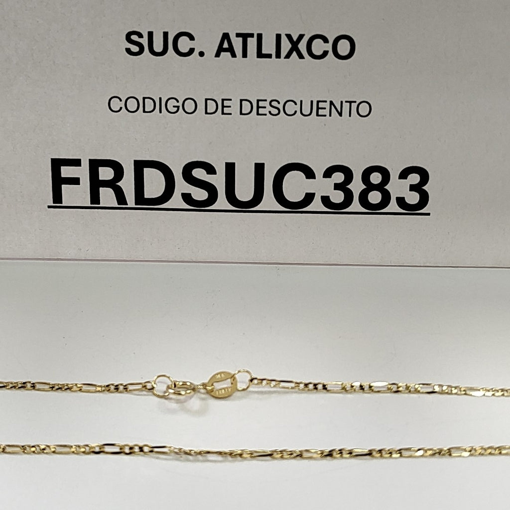 CADENAS CARTIER 3 1 AMARILLA ORO 14K 1.9 (NUEVO)
