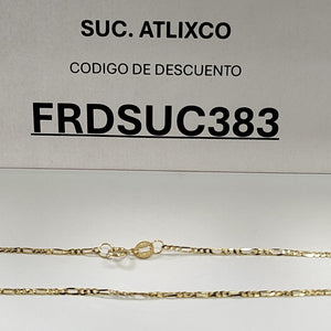 CADENAS CARTIER 3 1 AMARILLA ORO 14K 1.9 (NUEVO)