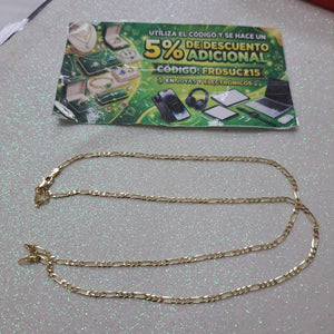 CADENA 3X1 14K 60 CM 5.4 GR (NUEVO)