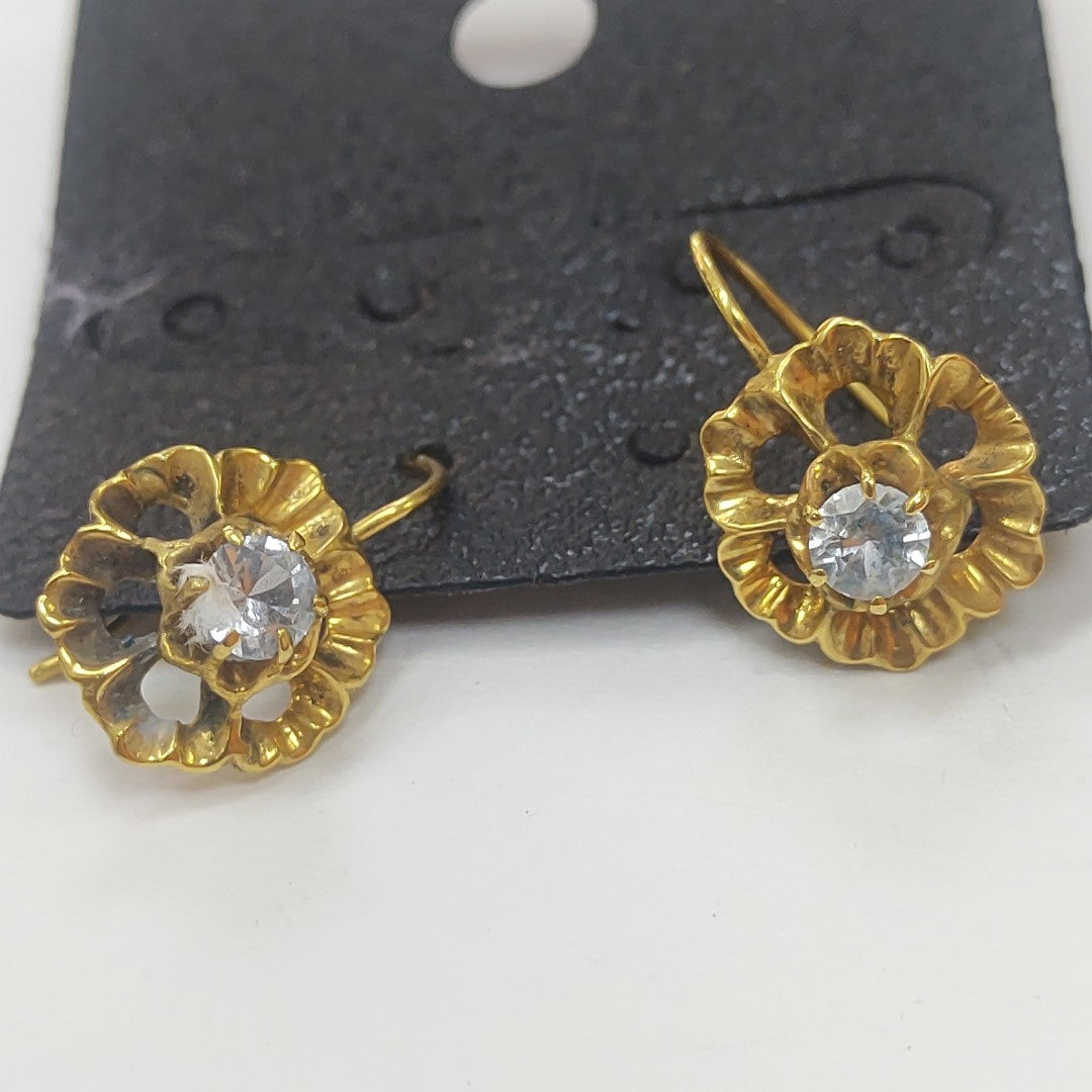 ARETES PAR ORO 10 K 2,20 GRMS (SEMINUEVO)