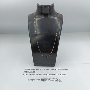 CADENA ORO 10 K 1.1 GRMS (SEMINUEVO)