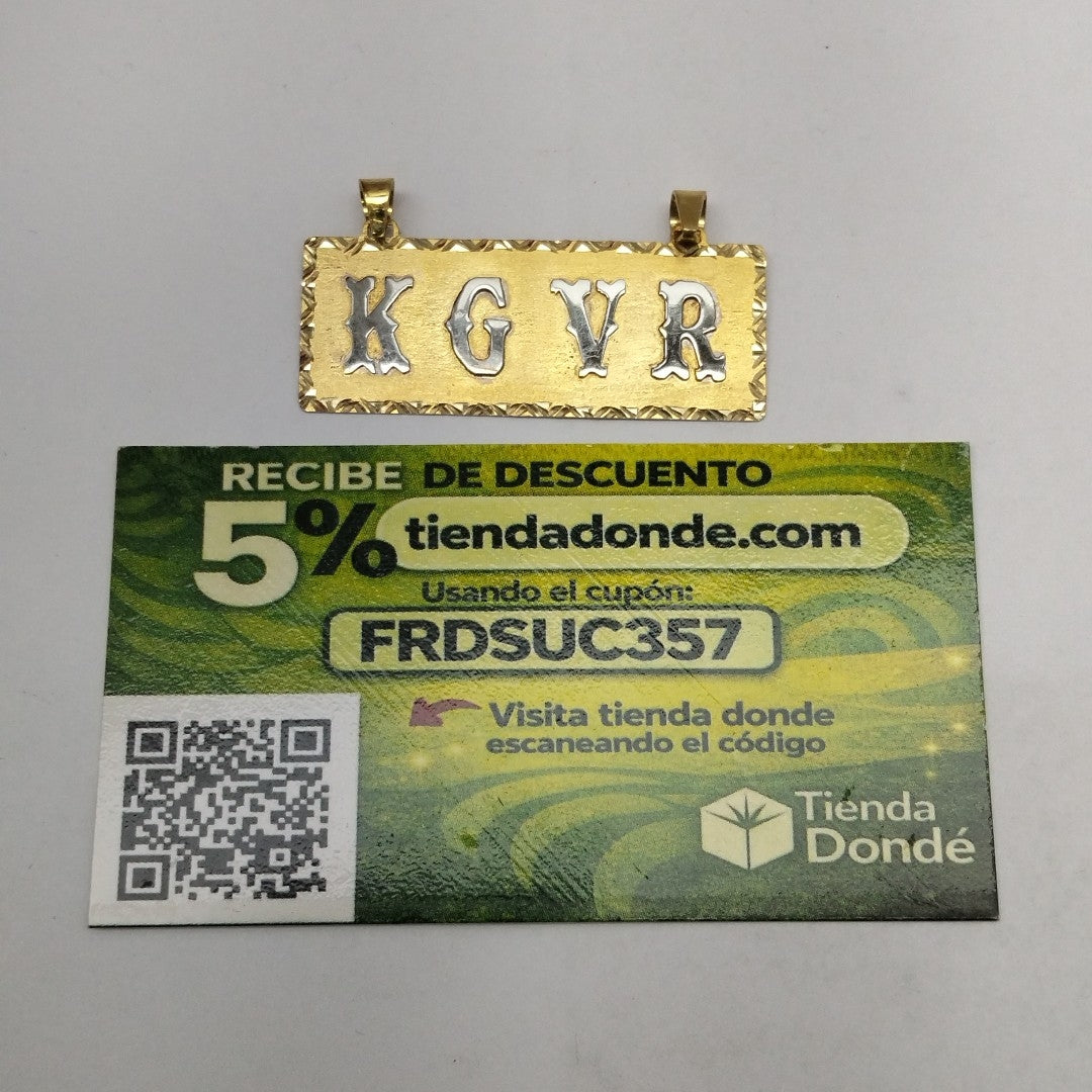 DIJE ORO, ORO BLANCO 14 K 7 GRMS (SEMINUEVO)