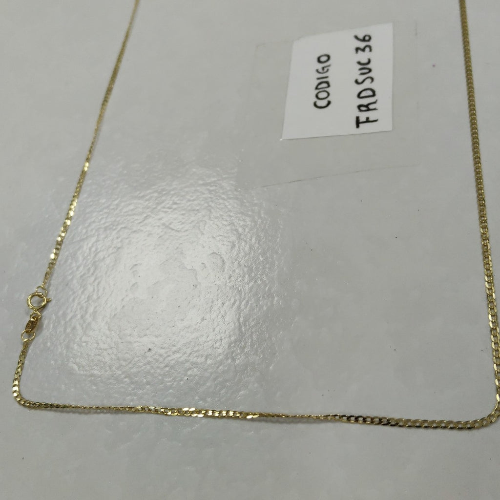 CADENAS BARBADA AMARILLA ORO 14K 2.1 (NUEVO)