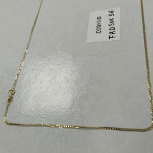 CADENAS BARBADA AMARILLA ORO 14K 2.1 (NUEVO)