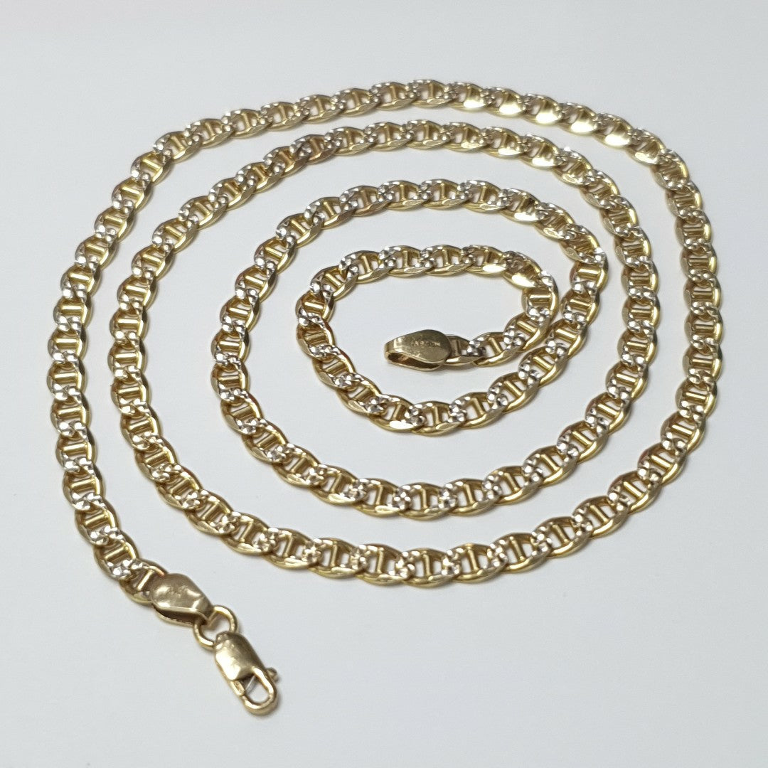 CADENA ORO,RODIADO 14 K 14,30 GRMS (SEMINUEVO)