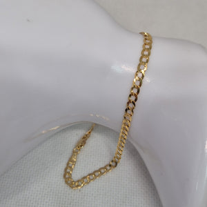 PULSERAS DAMA BARBADA AMARILLA ORO 14K 2.4 (NUEVO)
