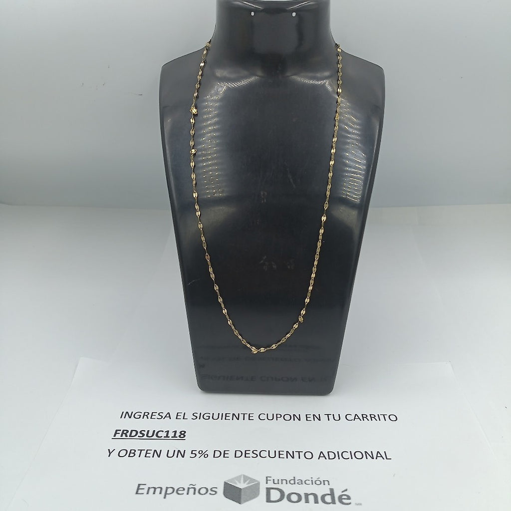 CADENA ORO 10 K 1.1 GRMS (SEMINUEVO)