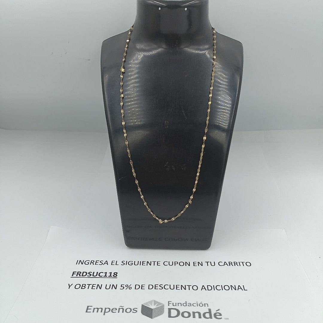 CADENA ORO 10 K 1.1 GRMS (SEMINUEVO)