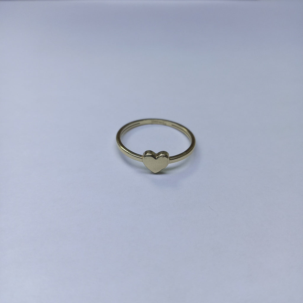 ANILLOS ANILLITO FIG CORAZON 10K TALLA 8 1.2 GR (NUEVO)