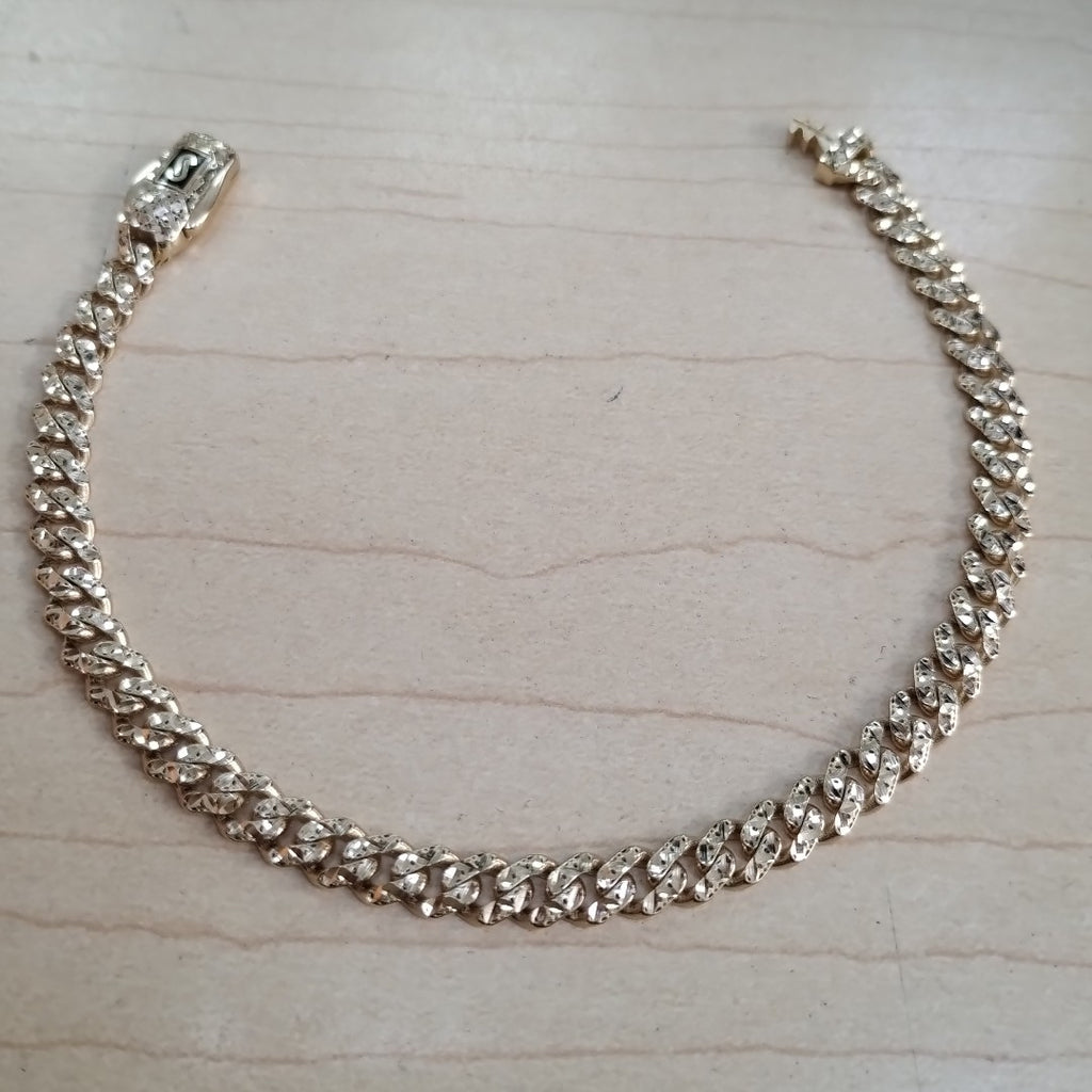 PULSERA MONACO ORO 14K 5.2 (NUEVO)