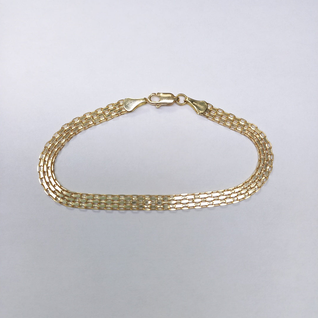 PULSERA ESPECIAL 10K 18 CM 3.8 GR (NUEVO)
