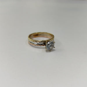 ANILLO ORO 10 K 3,60 GRMS (SEMINUEVO)