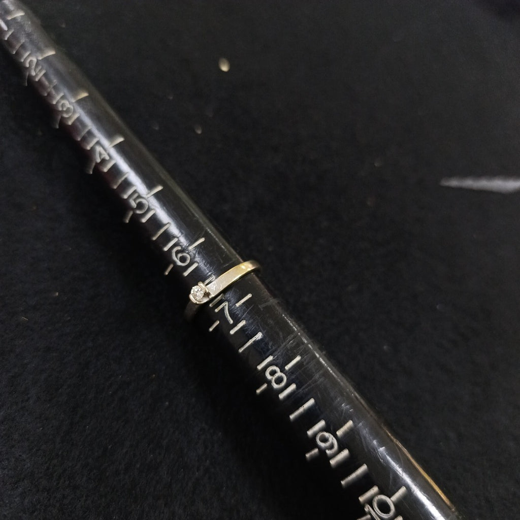 ANILLITO ORO BLANCO 14 K 1.9 GRMS (SEMINUEVO)