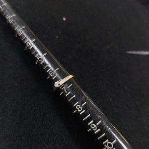 ANILLITO ORO BLANCO 14 K 1.9 GRMS (SEMINUEVO)