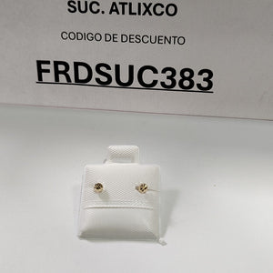 BROQUELES BROQUEL FIG HONGO 14K 0.17 GR (NUEVO)