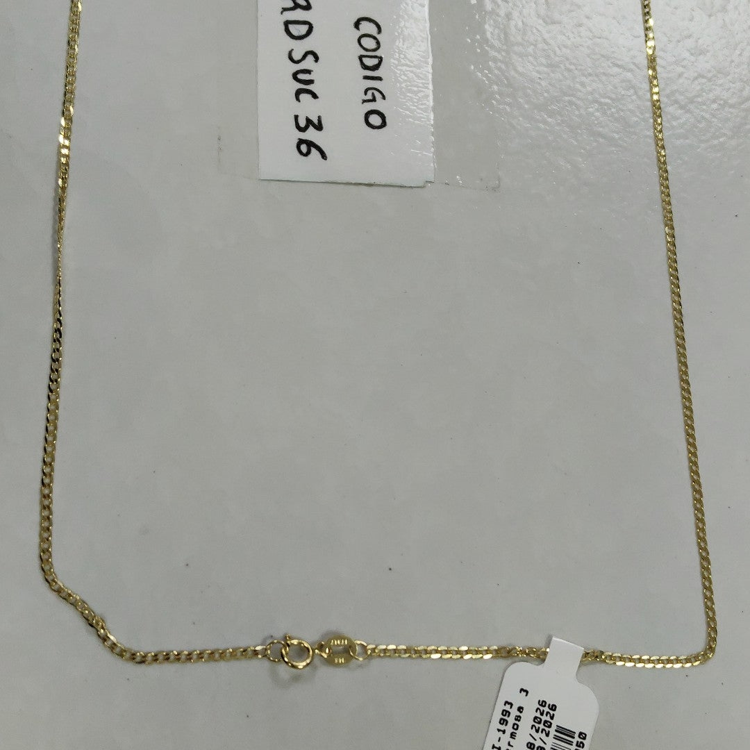 CADENAS BARBADA AMARILLA ORO 14K 2.2 (NUEVO)